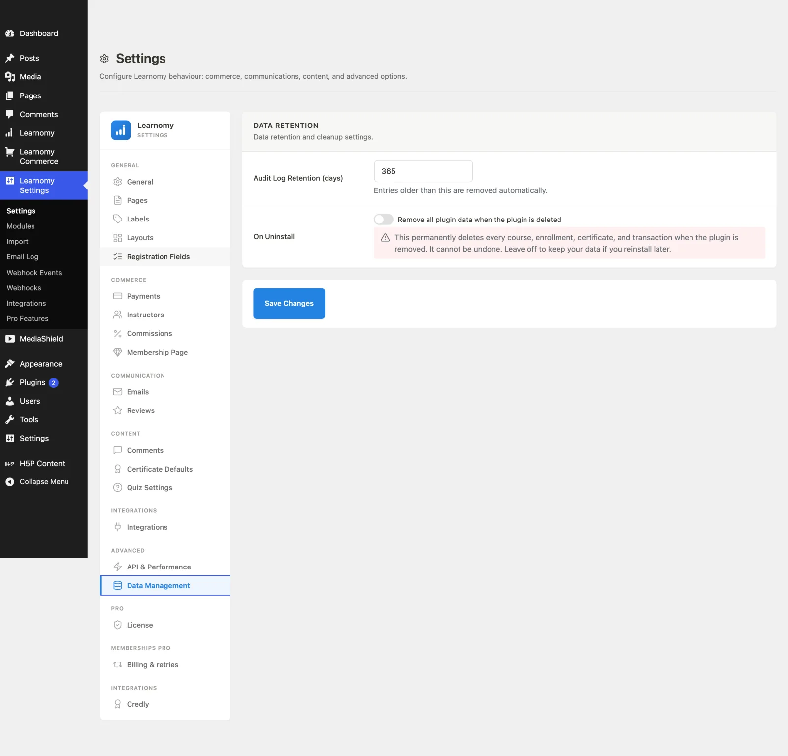 Data Management first view
